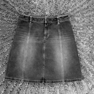 Vintage Kenneth Cole Size 2 Charcoal Miniskirt